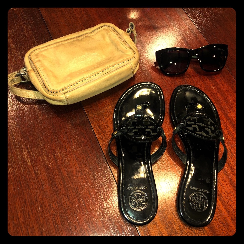 TORY BURCH MILLER SANDAL, PATENT LEATHER!!!